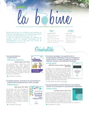 Bobine n°10- Perturbateurs endocriniens - Décembre 2018